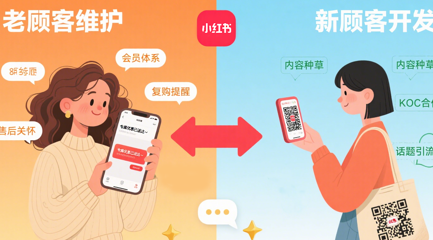 小红书电商运营之如何维护老顾客以及新顾客的开发